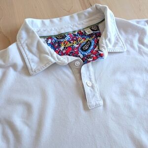 ROBERT GRAHAM White Polo Shirt